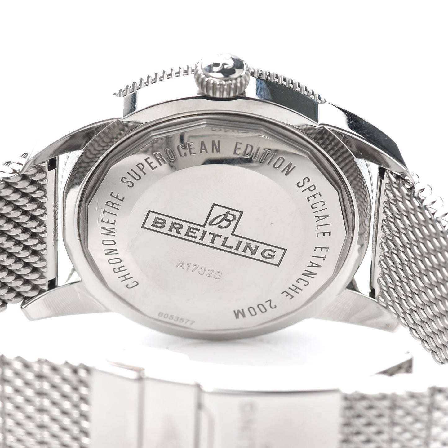 Stainless Steel 46mm Super Ocean Heritage Automatic Watch White A1732024