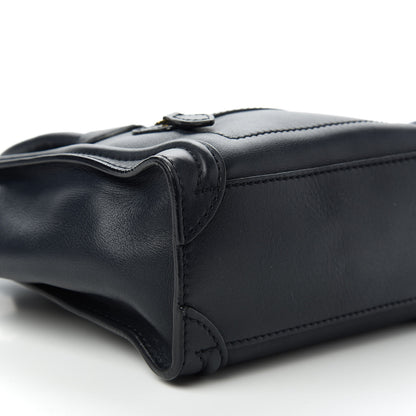 Celine Smooth Calfskin Nano Luggage Black 6 of 10