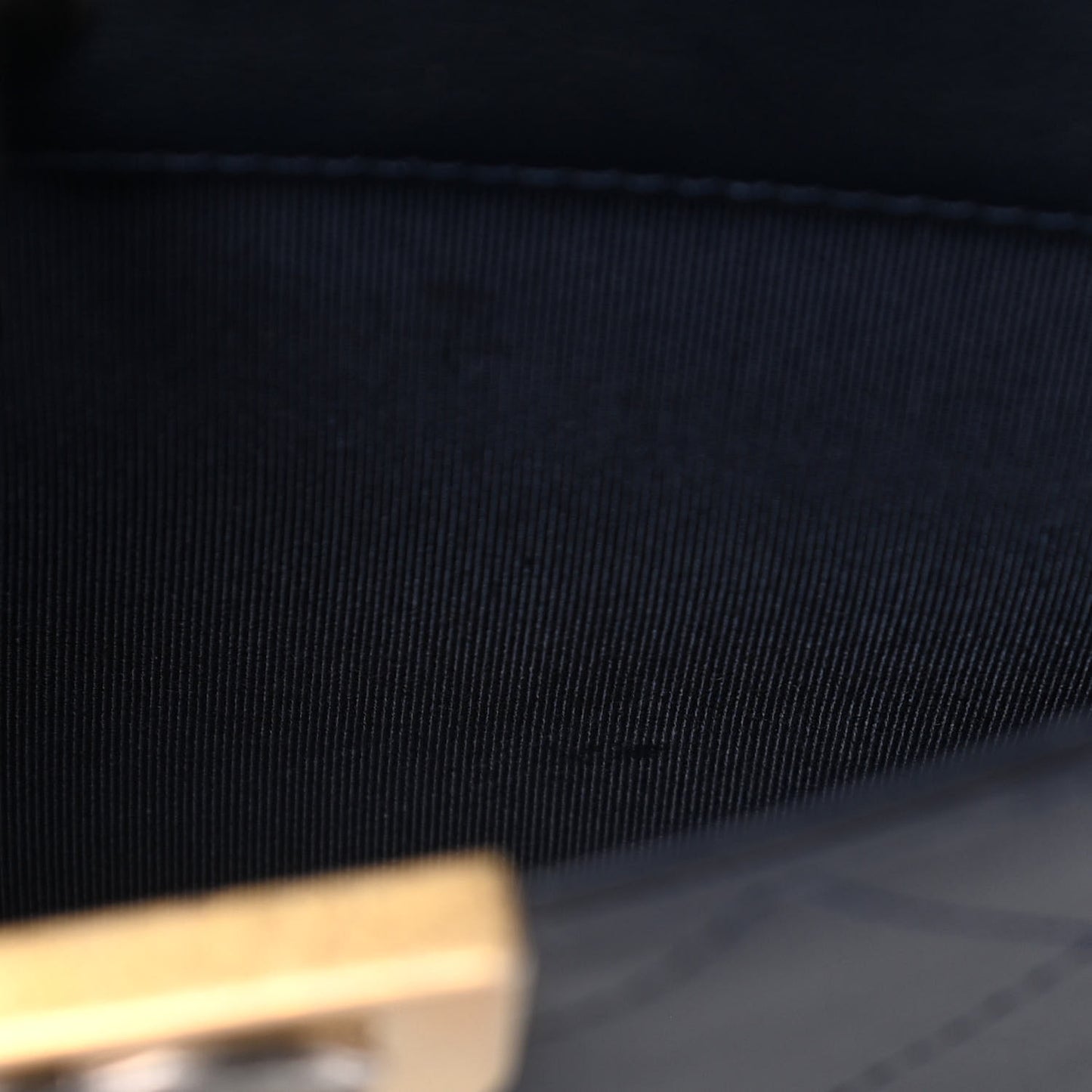 Calfskin Stitched Large Straight Lines Shopping Tote Navy