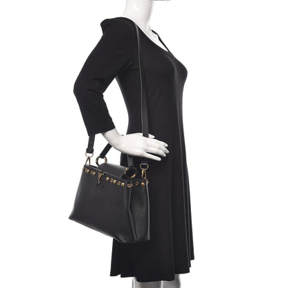 Louis Vuitton Taurillon Studded Capucines PM Black 2 of 11