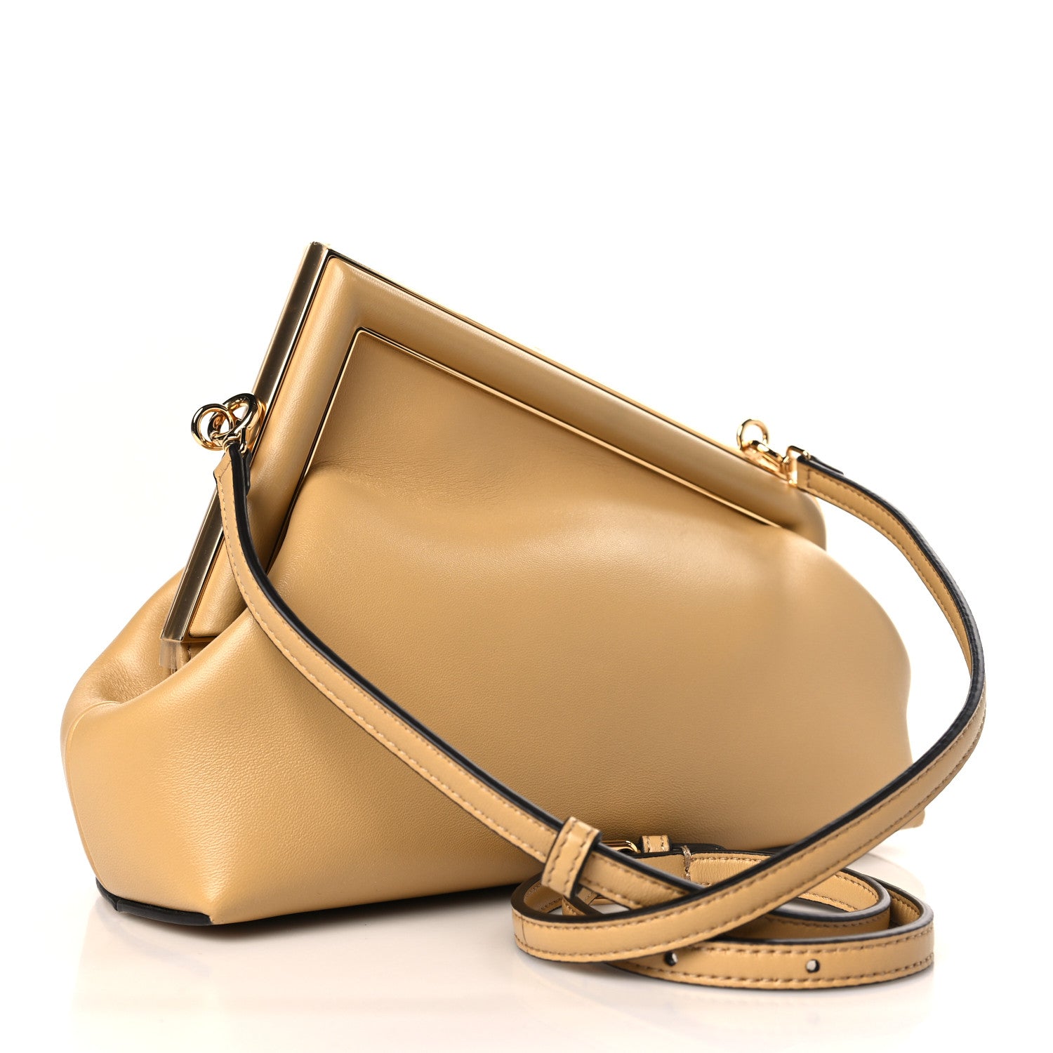 Fendi Shiny Nappa Small Fendi First Sahara 3 of 9