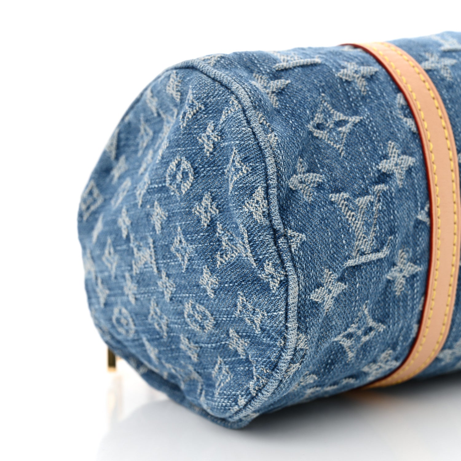 Louis Vuitton Monogram Denim Papillon Denim Blue 8 of 9