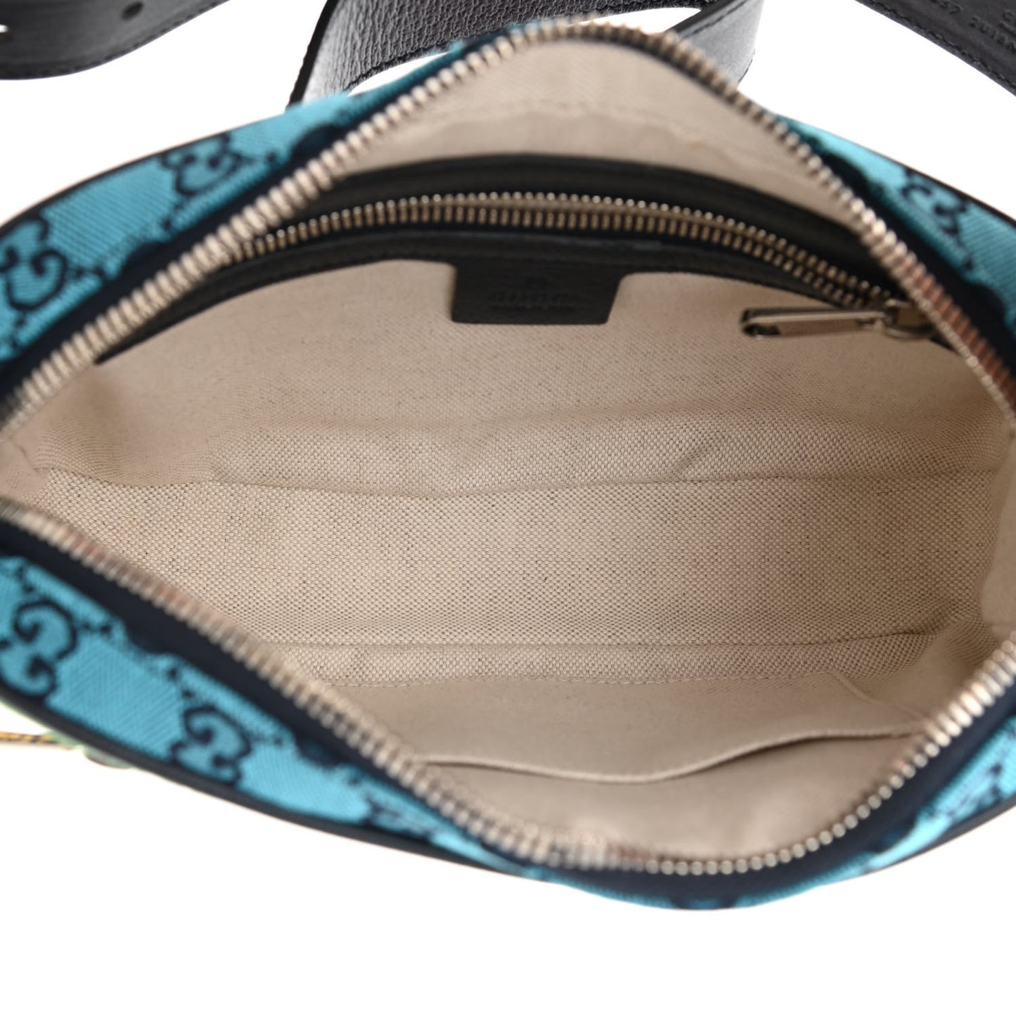Monogram Multicolor Retro Interlocking G Belt Bag Blue Rainbow Light Blue