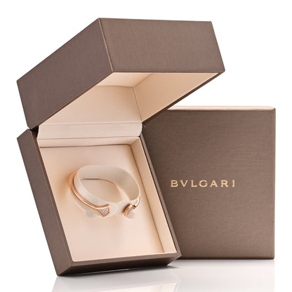 Bulgari 18K Rose Gold Diamond Mother of Pearl Divas Dream Bracelet 4 of 4