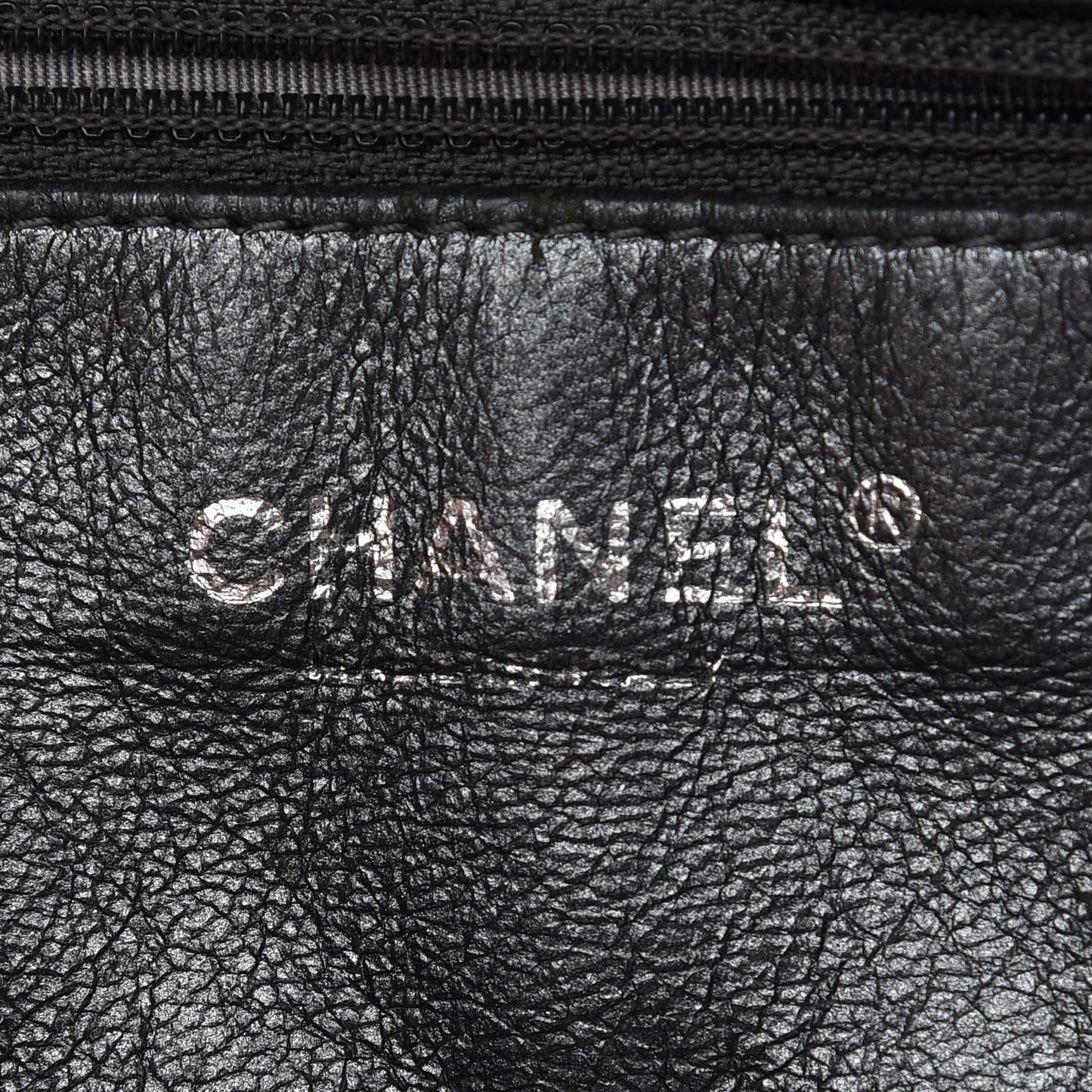 Metallic Aged Calfskin Quilted Large Reissue Camera Case Silver