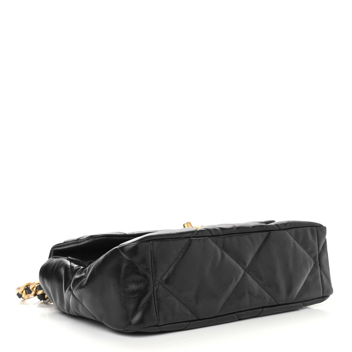 Chanel Lambskin Quilted Large Chanel 19 Flap Black 4 of 9