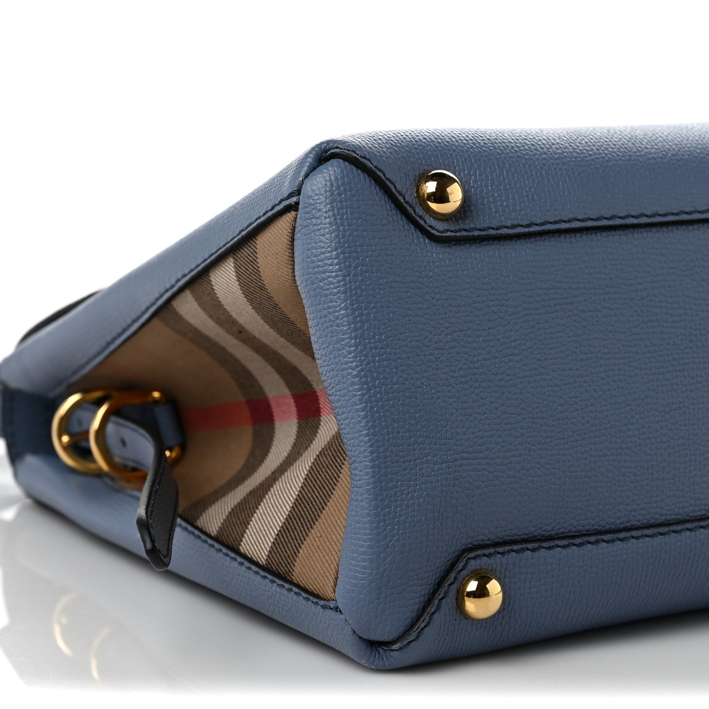 Derby Calfskin House Check Medium Camberley Slate Blue