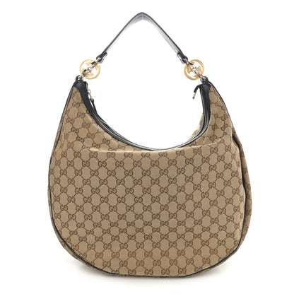 Gucci Monogram Large GG Twins Hobo Dark Brown 1 of 12