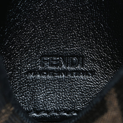 Fendi Fabric Jacquard FF 1974 Nano Baguette Charm Tobacco Moro Black 6 of 12