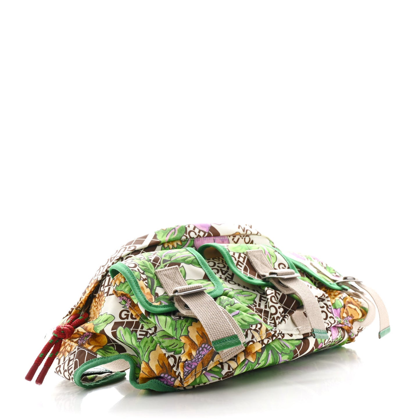 X THE NORTH FACE Econyl Nylon Floral Utility Beltpack Green
