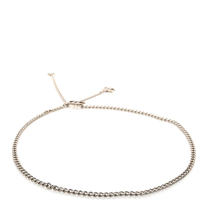 Chanel Enamel CC Chain Logo Belt Silver Black 2 of 4