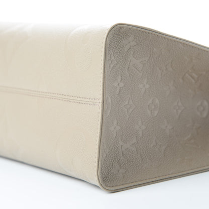 Louis Vuitton Empreinte Monogram Giant Onthego MM Tourterelle 8 of 10