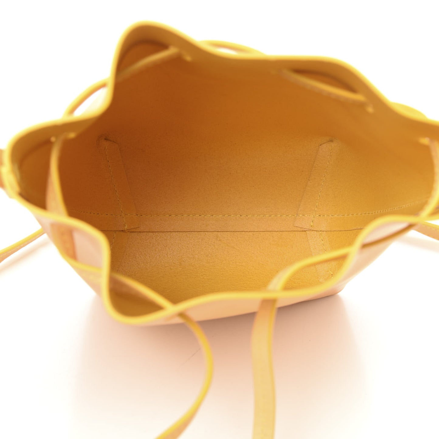Calfskin Mini Bucket Bag Sun