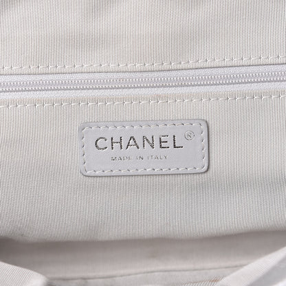 Chanel Metallic Calfskin Quilted Medium Casual Rock Flap Silver 6 of 11