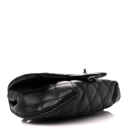 Chanel Calfskin Quilted CC Uniform Flap Belt Bag Black 5 of 12