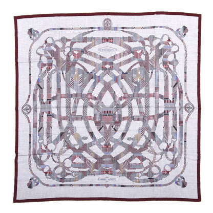 Hermes Cashmere Silk Cavalcadour Shawl 140 1 of 4