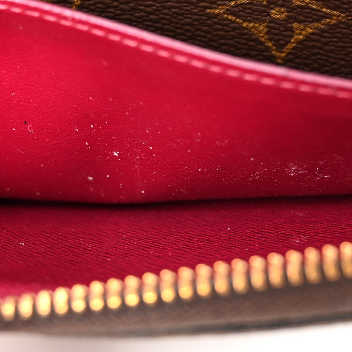 Louis Vuitton Monogram Clemence Wallet Fuchsia 9 of 11