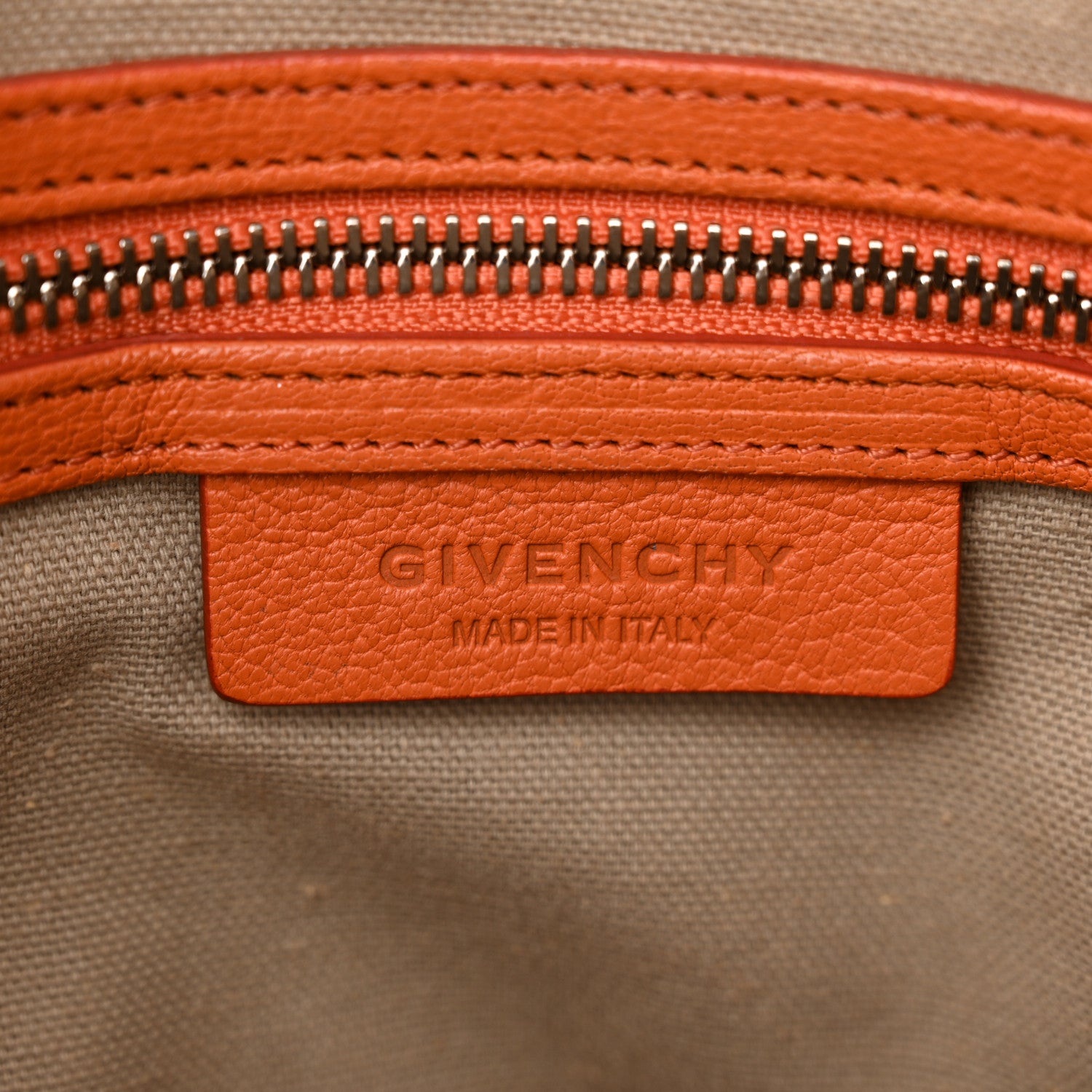 Givenchy Sugar Goatskin Medium Antigona Orange 6 of 13