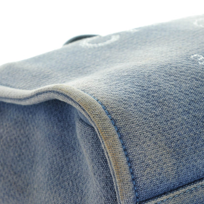 Chanel Canvas Small Deauville Tote Denim Blue 8 of 8