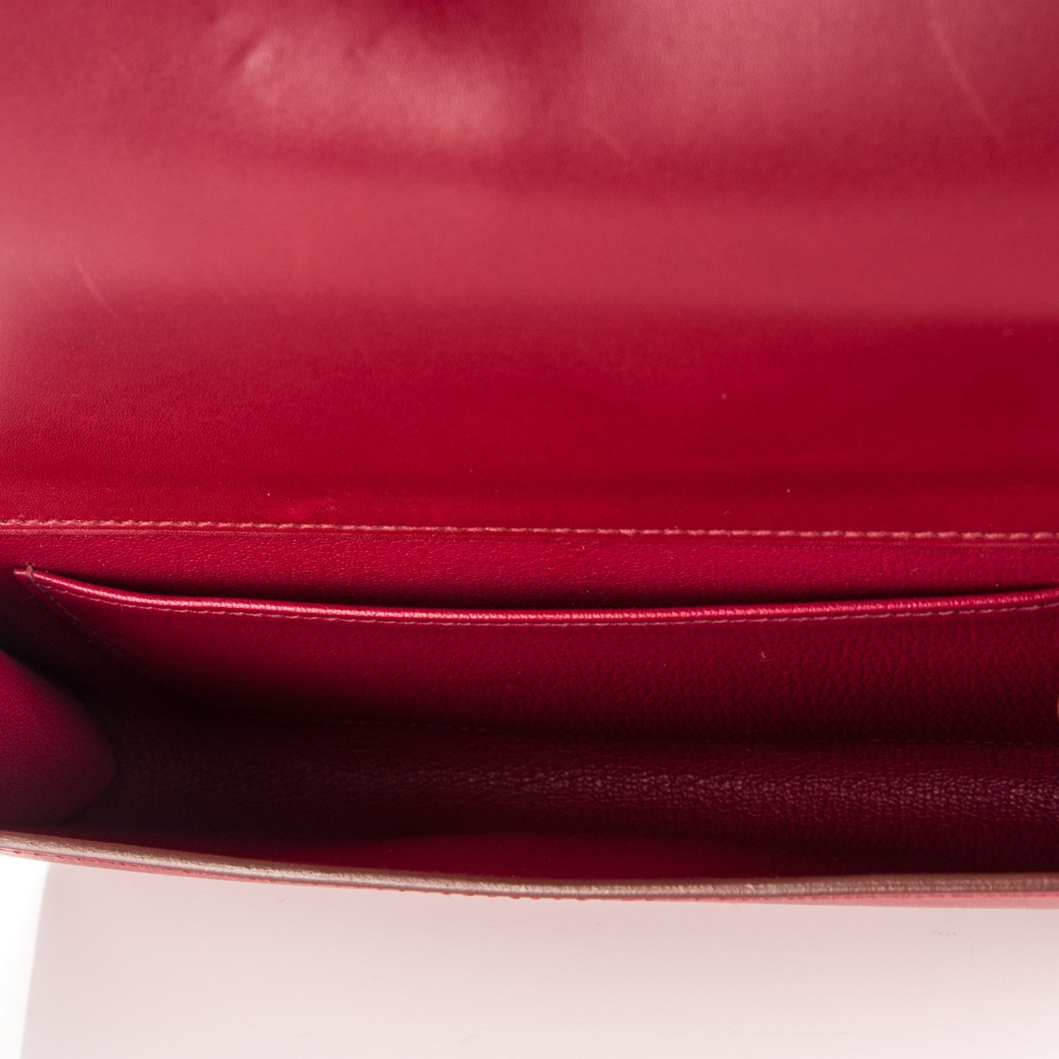 Hermes Tadelakt Medor 23 Clutch Rubis 5 of 7