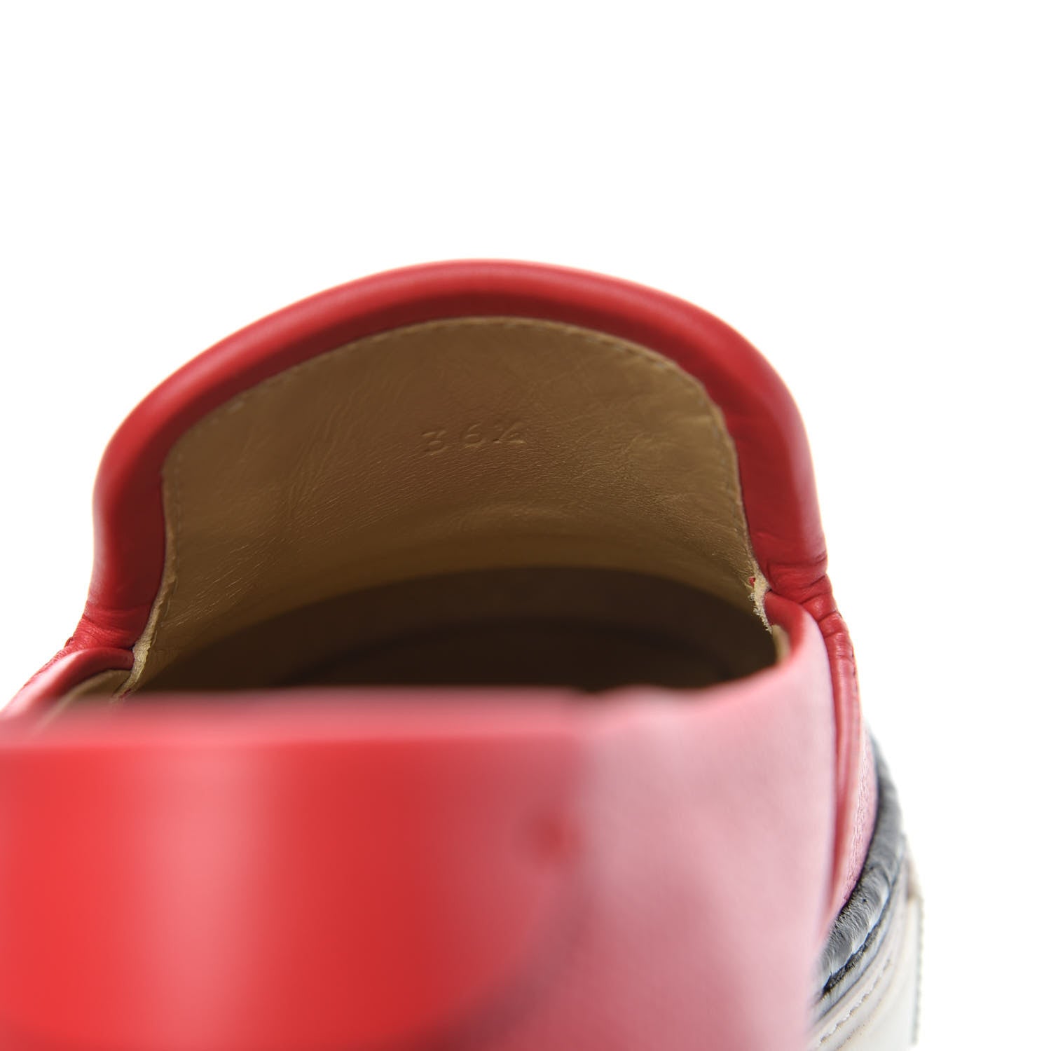 Hermes Epsom Womens Kick Sneakers 36.5 Rouge 8 of 10