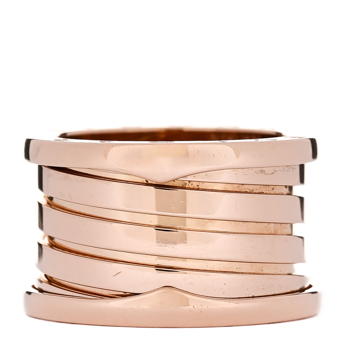 18K Rose Gold B.Zero1 Five-Band Anniversary Ring 54 6.75