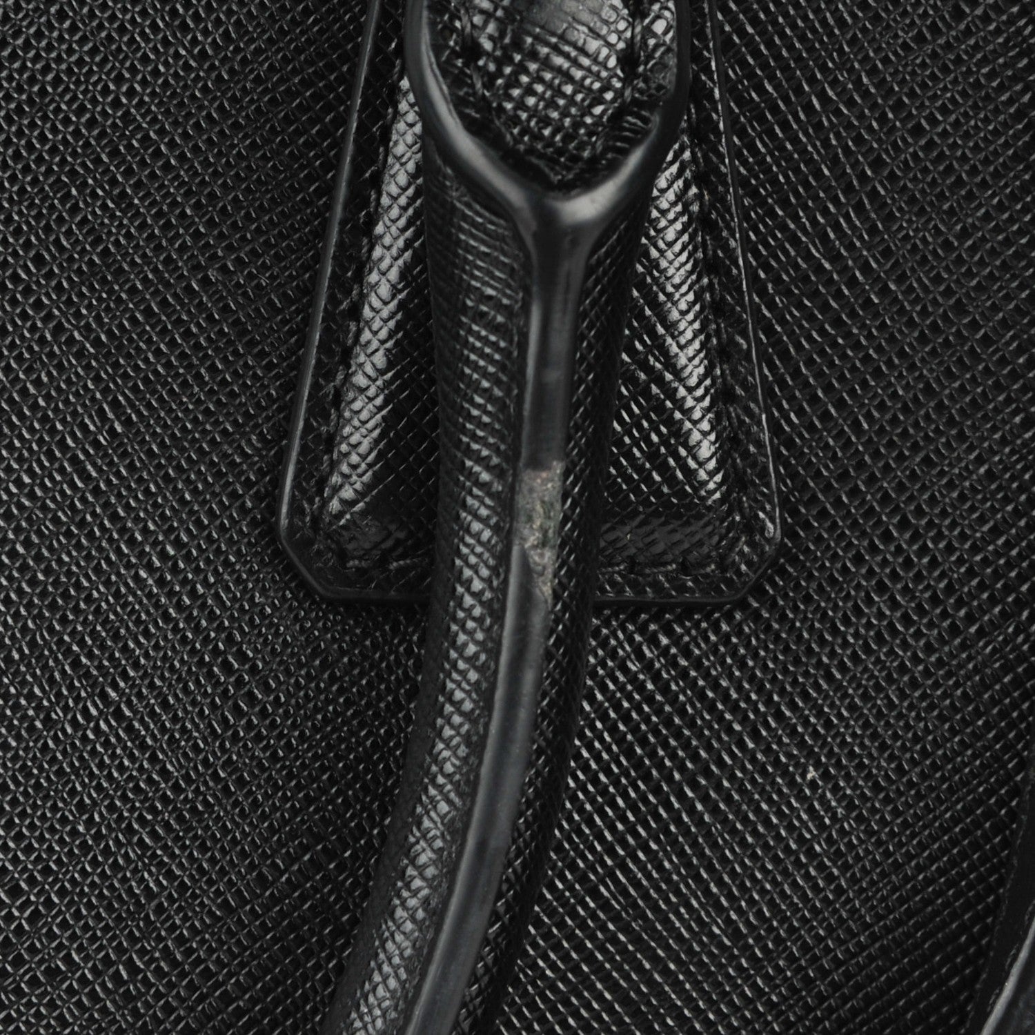 Prada Saffiano Mini Galleria Double Zip Tote Black 2 of 13