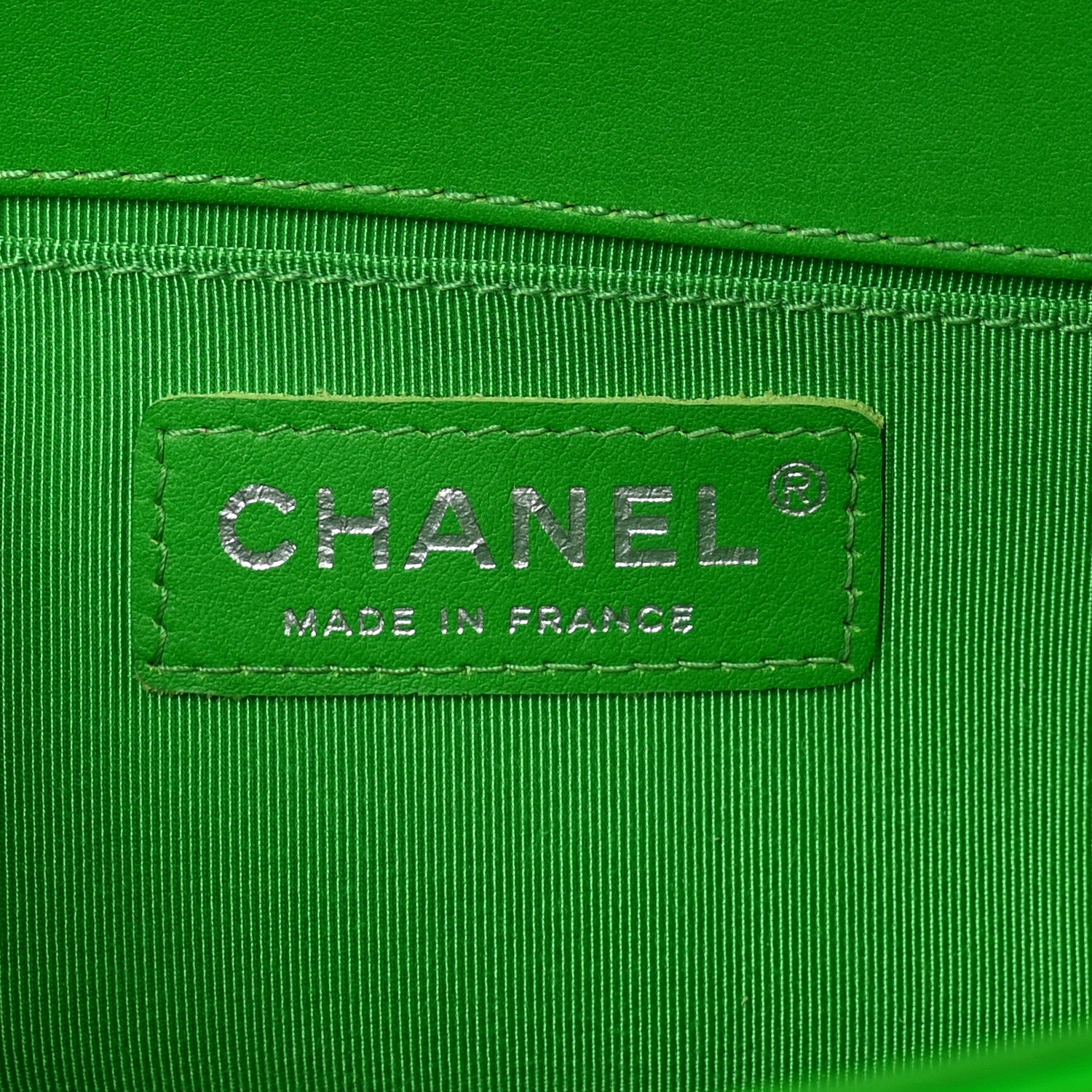Chanel Patent Quilted Small Boy Flap Green 6 of 10