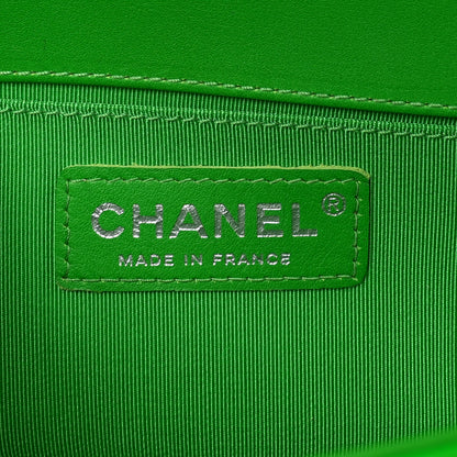 Chanel Patent Quilted Small Boy Flap Green 6 of 10