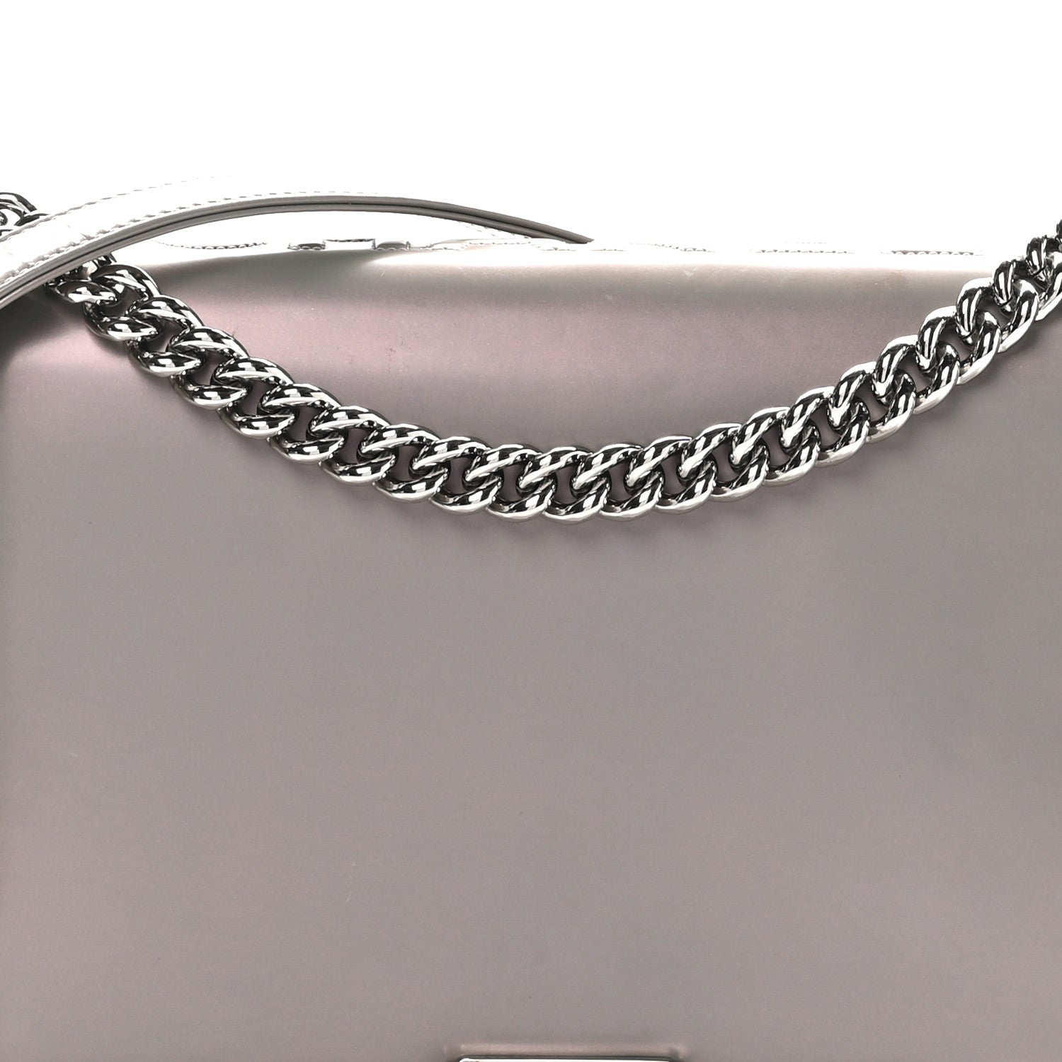 Chanel Glazed Calfskin Large Boy Flap Grey 8 of 10