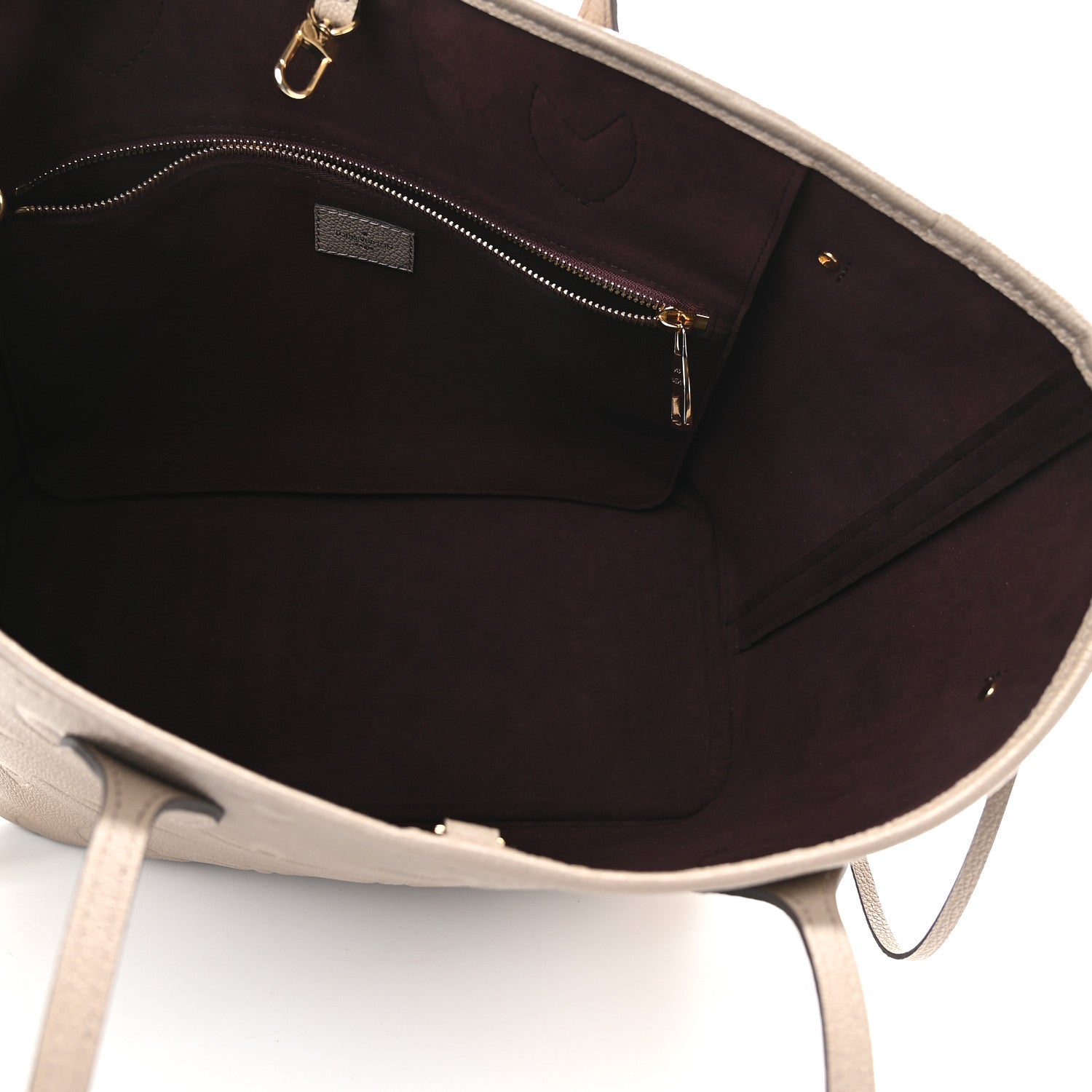 Louis Vuitton Empreinte Monogram Giant Neverfull MM Tourterelle 5 of 8