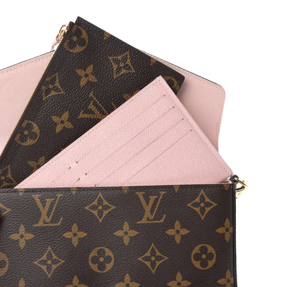 Louis Vuitton Monogram Valentine Dog Pochette Felicie Chain Wallet 8 of 13