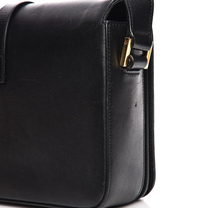 Saint Laurent Smooth Calfskin Medium Classic Monogram Universite Bag Black 15 of 20