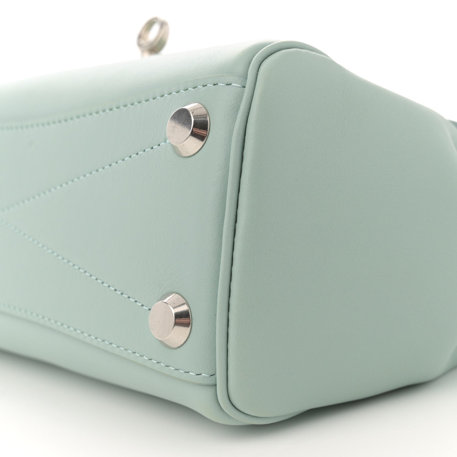 Balenciaga Smooth Calfskin Mini Bel Air Carry All Bag Mineral Green 9 of 9