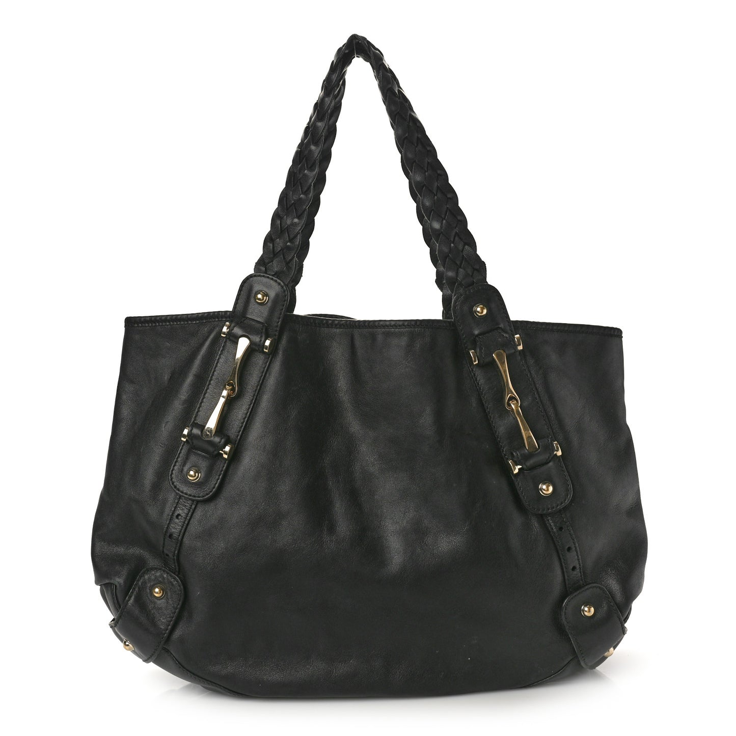 Calfskin Medium Pelham Shoulder Bag Black