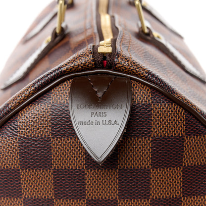Louis Vuitton Damier Ebene Speedy 30 9 of 13