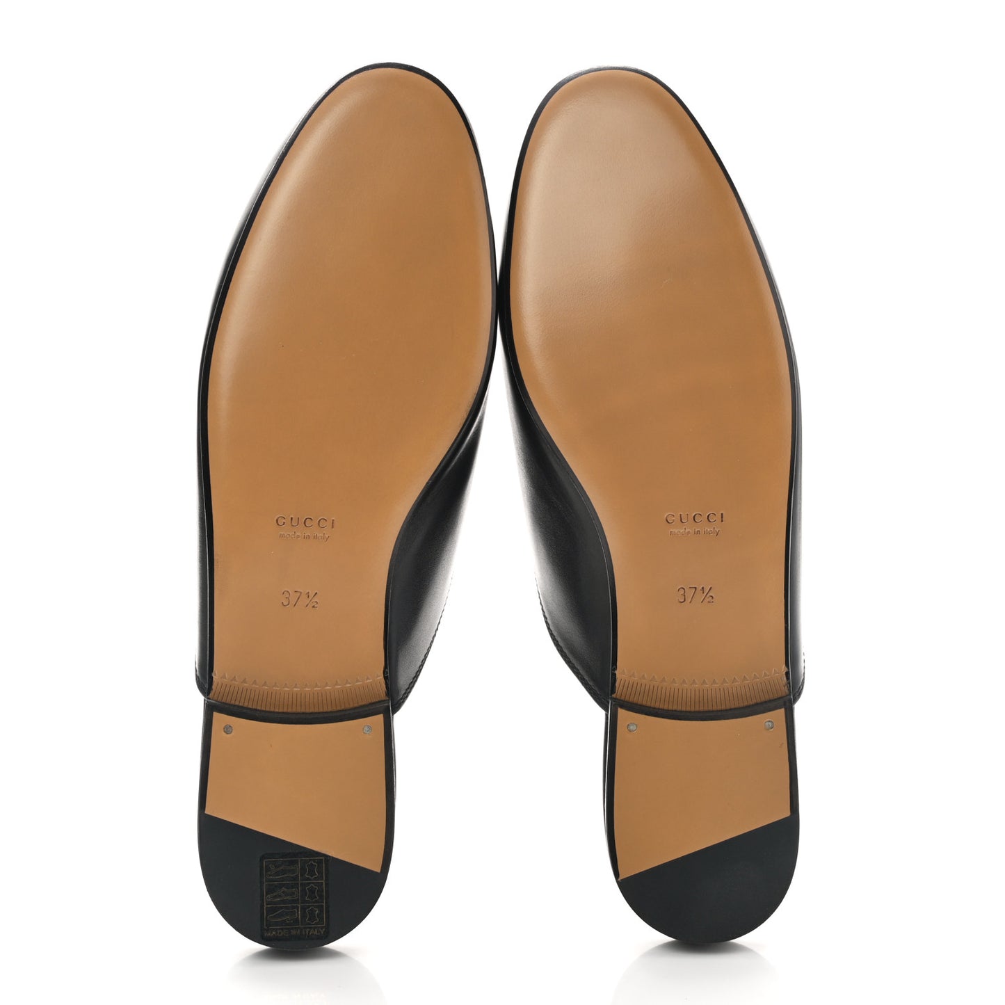 Calfskin Womens Princetown Slippers 37.5 Black