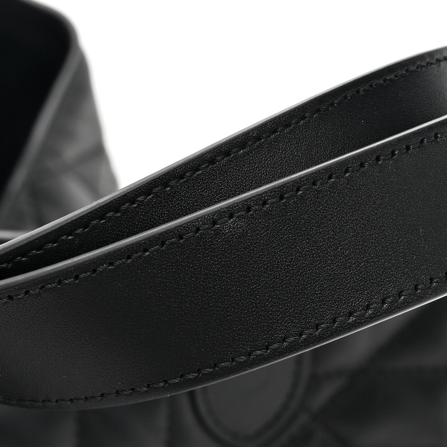 Calfskin Macrocannage Large Toujours Black