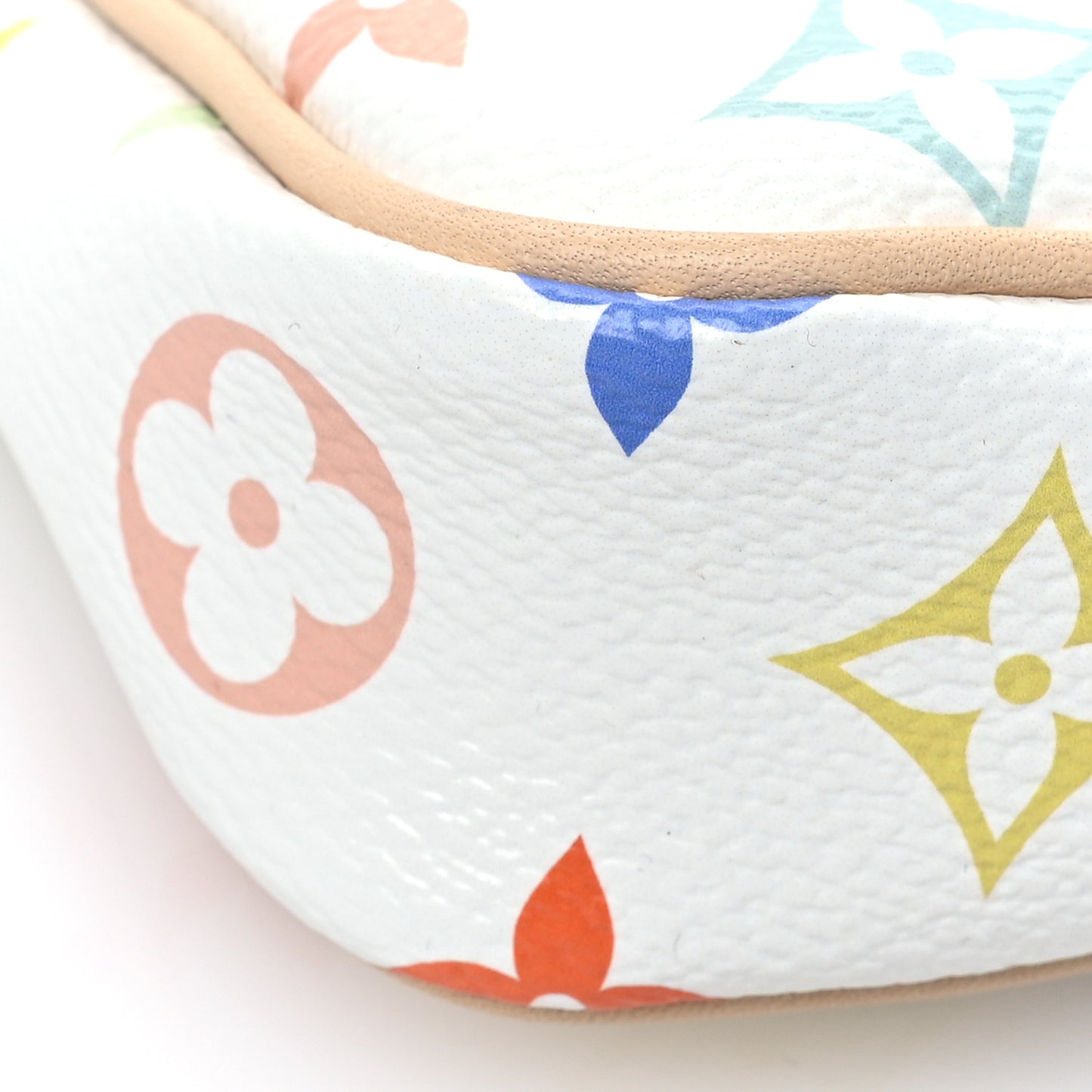 LV X TM Monogram Multicolor Pochette Accessories White