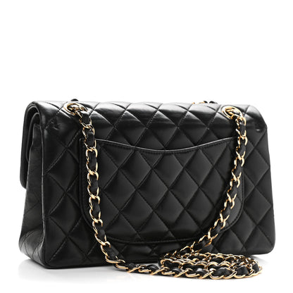 Chanel Lambskin Quilted Small Double Flap Black 2 of 12