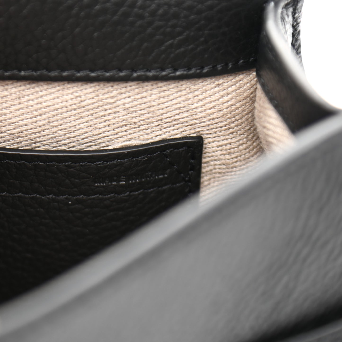 Calfskin Mini Marcie Round Crossbody Bag Black