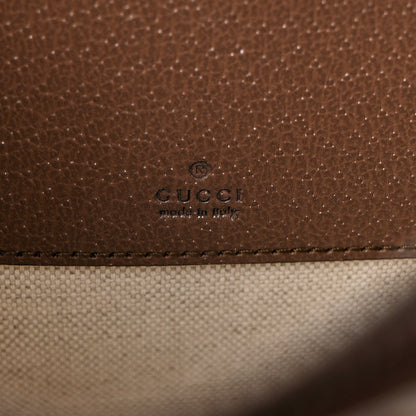 Gucci GG Supreme Monogram Web Ophidia Wristlet Pouch Brown 6 of 7