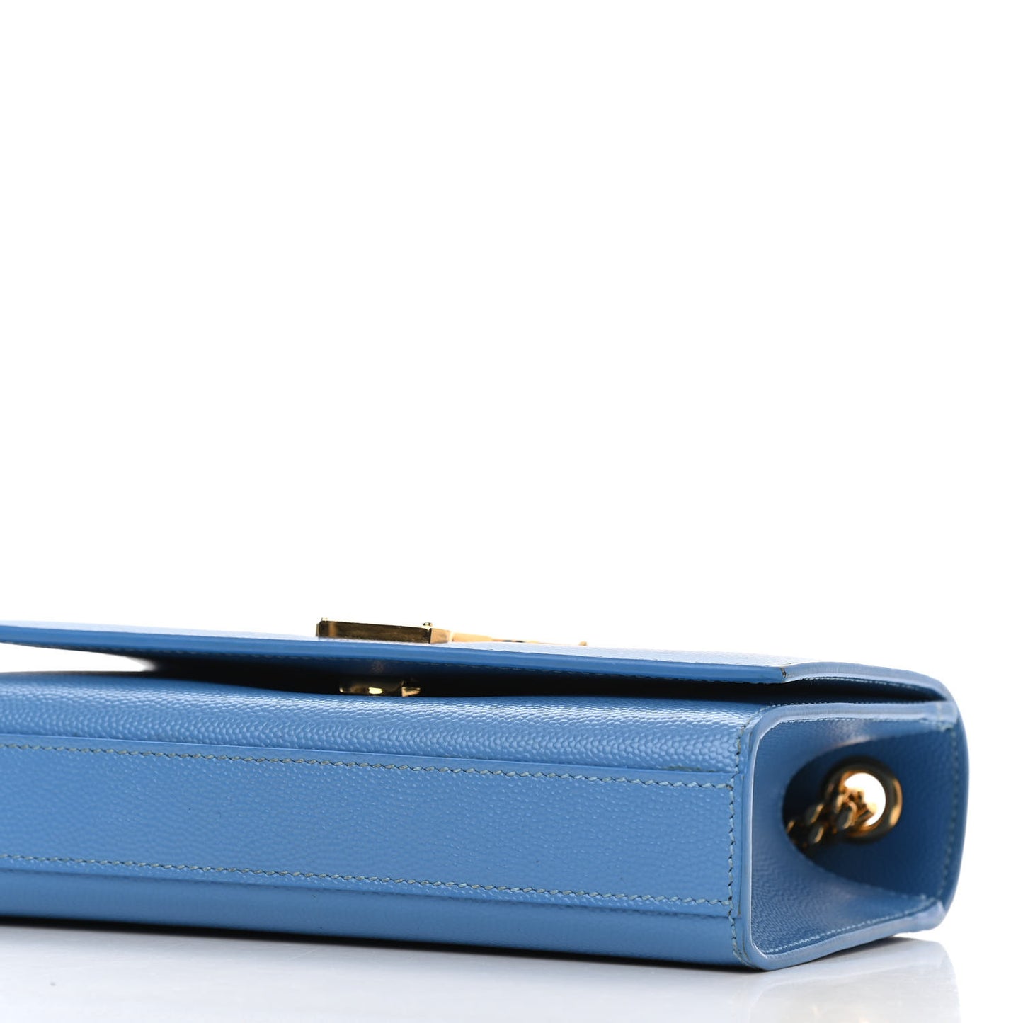 Grain De Poudre Small Classic Monogram Kate Satchel Blue Clair