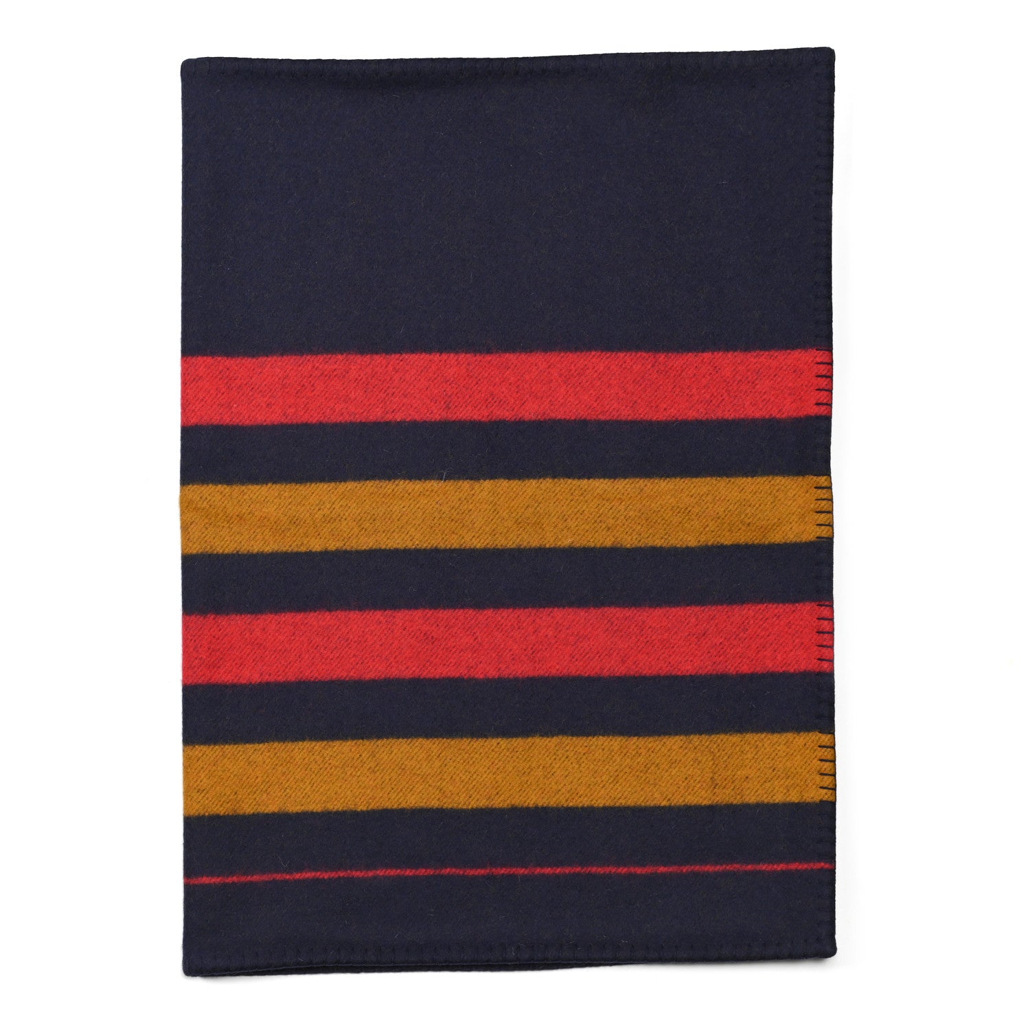 Hermes Wool Rocabar Dog Blanket Navy Paille 1 of 4