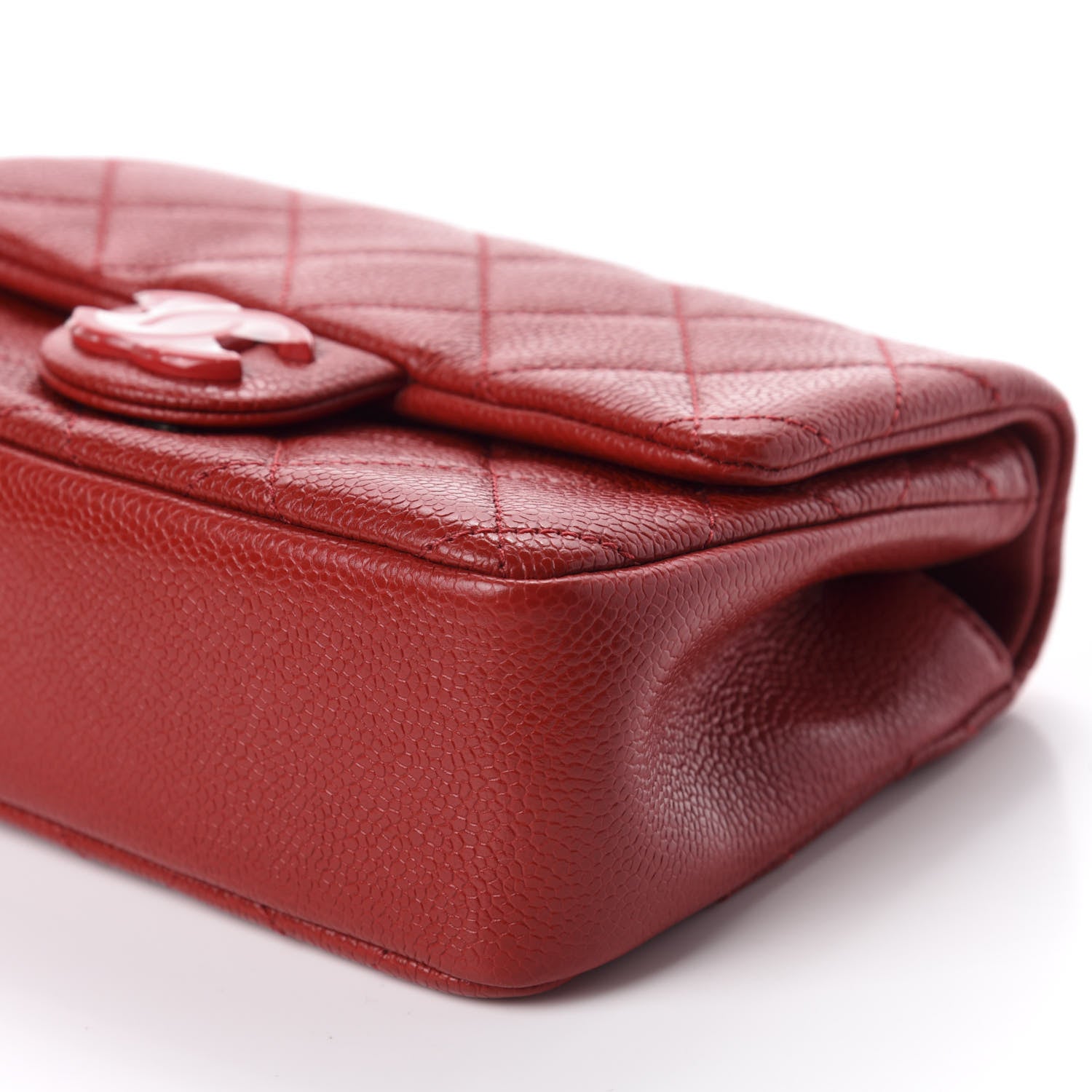 Chanel Caviar Quilted Mini Incognito Square Flap Red 7 of 10