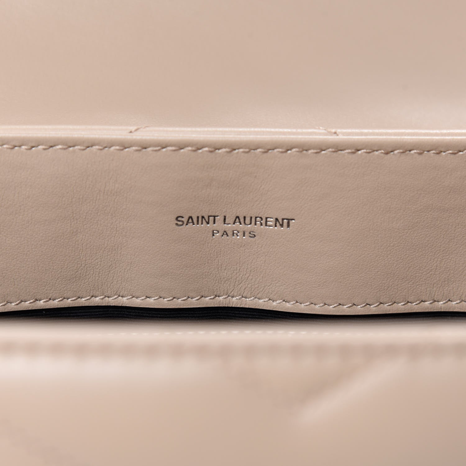 Saint Laurent Calfskin Y Quilted Monogram Medium Loulou Chain Satchel Nude Powder 9 of 11