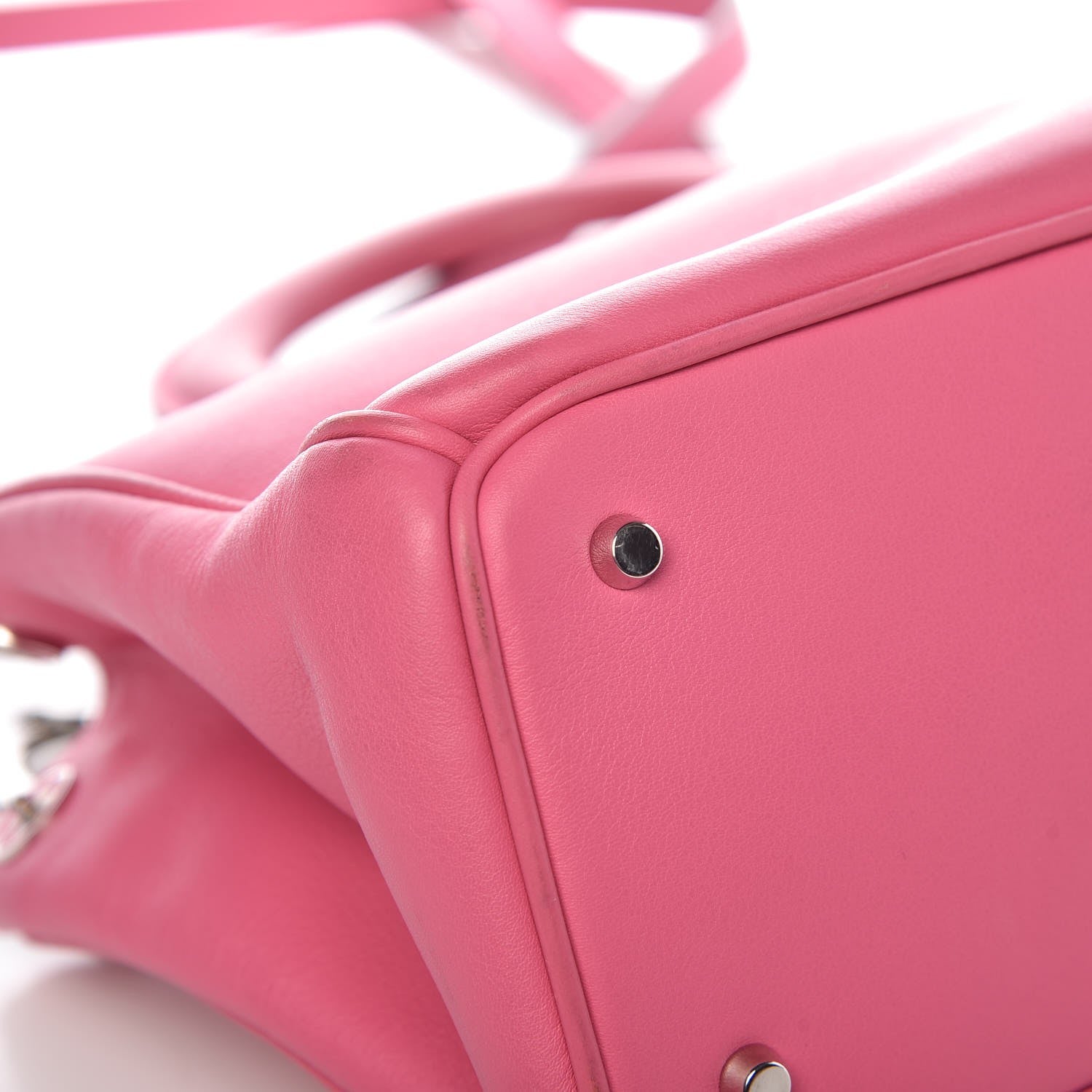 Christian Dior Calfskin Small Diorissimo Tote Pink 11 of 13