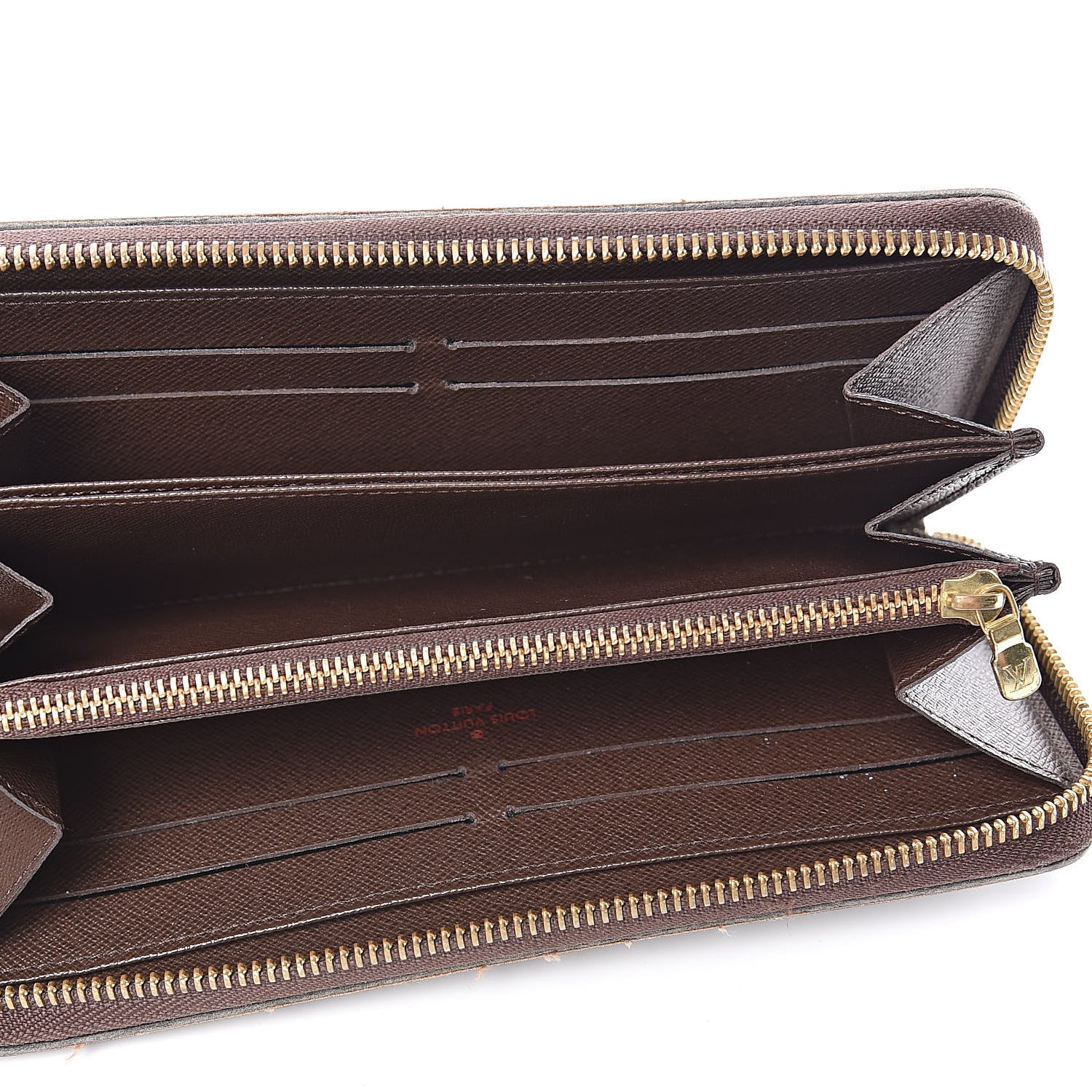 Louis Vuitton Damier Ebene Zippy Wallet 5 of 9
