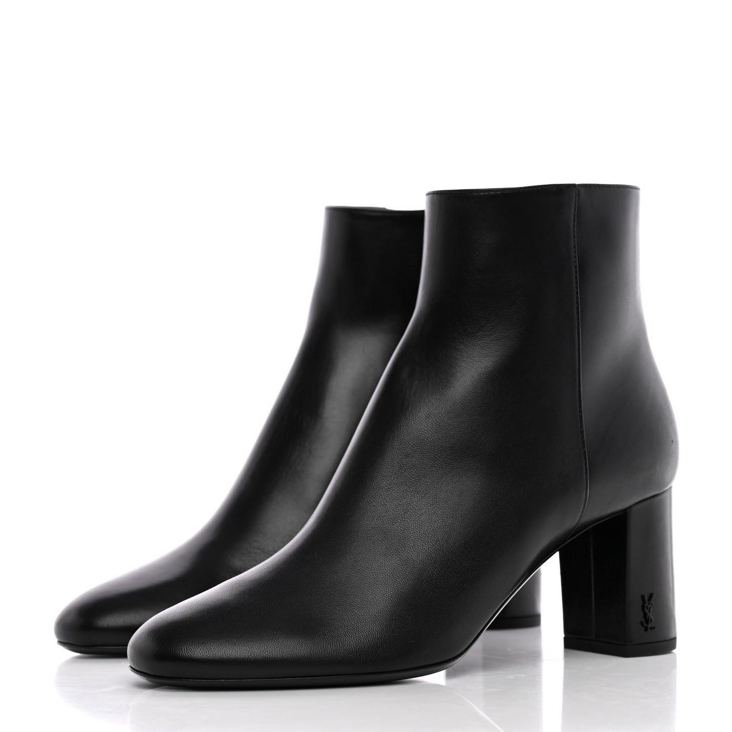 Nappa Vendome Loulou Ankle Zip Boot 39 Black