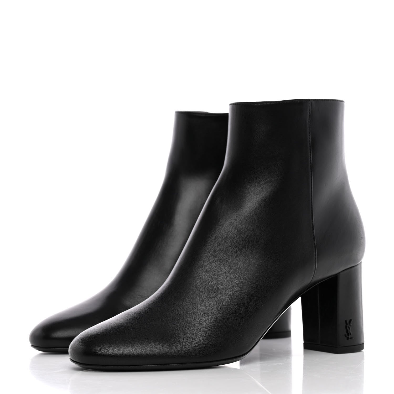 Saint Laurent Nappa Vendome Loulou Ankle Zip Boot 39 Black 3 of 8